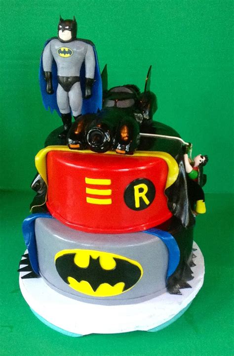 Batman And Robin Cake Decoracion Tarta Recetas Comida Rapida Pastel