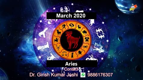 Aries March 2020 Horoscope English Video One India Youtube