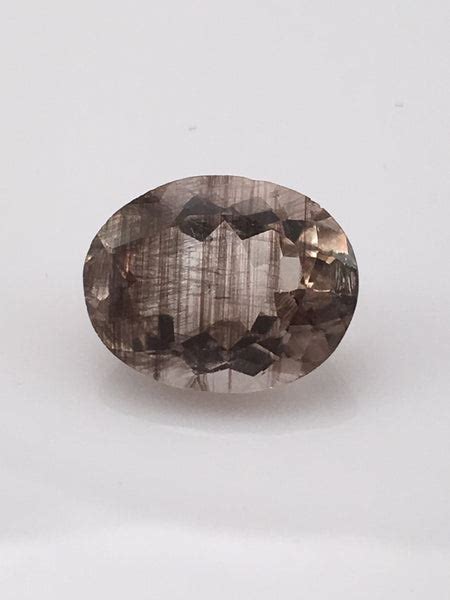 75 Carat Smokey Grey Rutile Gemstone Colonial Gems