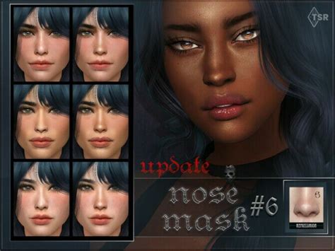 Nose Mask 06 Update For Sim Creators By Remussirion Sims 4 Cc Download