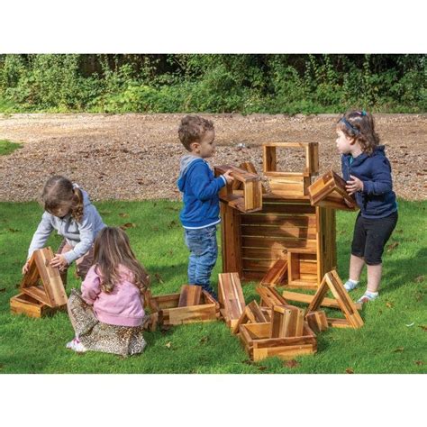 Outdoor Giant Wooden Blocks Play With A Purpose