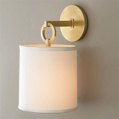 Moet 16 high antique brass double rounded glass wall sconce. Full Circle Wall Sconce | Wall sconces, Wall lights, Sconces