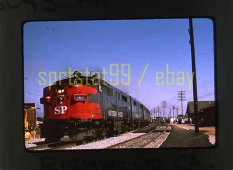 Sp Southern Pacific Alco Pa2 Locomotive 6043 Duplicate 35mm Railroad