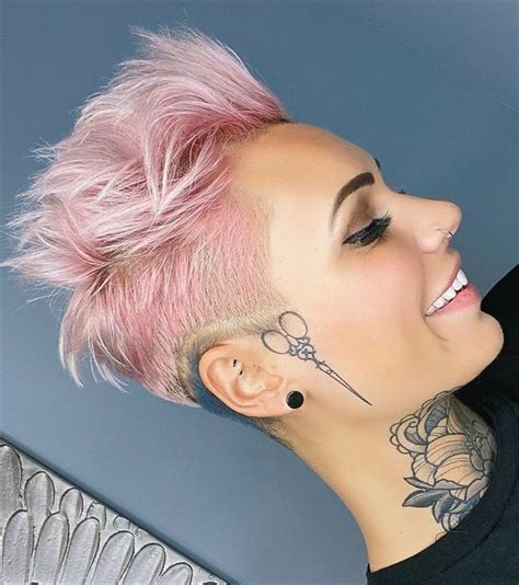 10 hair color trends for short hair in rainbow designs pop haircuts