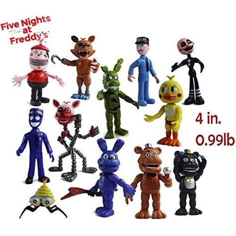 12pcs A Set Five Nights At Freddys Action Figure Toys Fnaf Chica