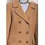 Vintage Winter Coat 70s Wool Brown Minimalist Warm Jacket  Etsy
