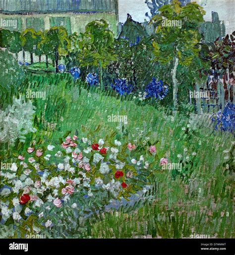 Daubignys Garden 1890 Vincent Van Gogh 1853 1890 Dutch Netherlands