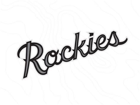 Colorado Rockies Brand Recharge Logo Set Logo Set Colorado Rockies
