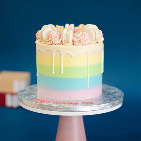 Descubrir 35 Imagen Pastel Rainbow Cake Abzlocalmx