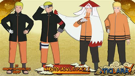 Naruto Naruto Uzumaki Adult Pack 1 For Xps By Mvegeta On Deviantart