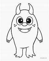 Monster Coloring Printable sketch template