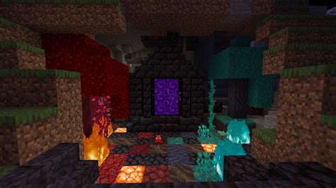 A Nether Portal Corruption Design I Made Rminecraft