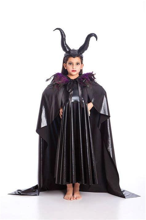 Maleficent Costume Halloween Costumes Kids Costumes Girls Etsy In