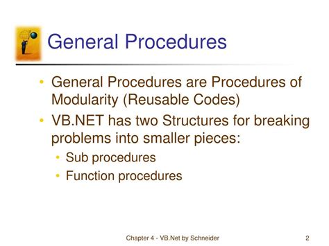 Ppt Chapter 4 General Procedures Powerpoint Presentation Free