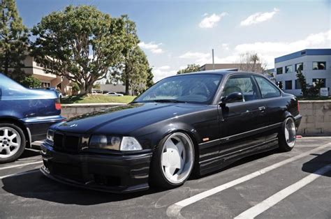 Black Bmw E36 Coupé On Cult Classic Borbet A Wheels Bmw E36 Culture