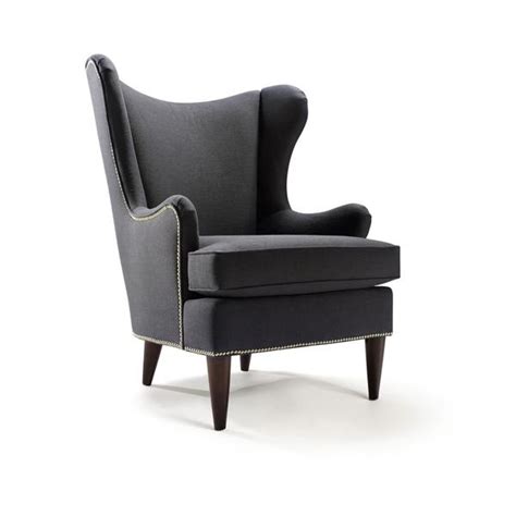 Accent chairs can play both fashionable and functional roles in any seating area. Gray Polyester Wingback Accent Chair