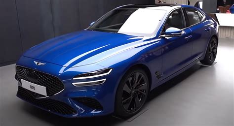 The 2022 Genesis G70 Looks Even Better In The Flesh Carscoops
