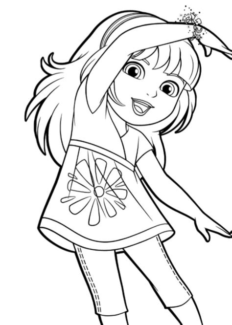 Kids N Coloring Page Dora And Friends Dora