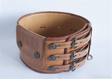 Handmade Mens Leather Belt Vegetable Tanned Leather Leather Carving Stitched Eco Paint Beeswax