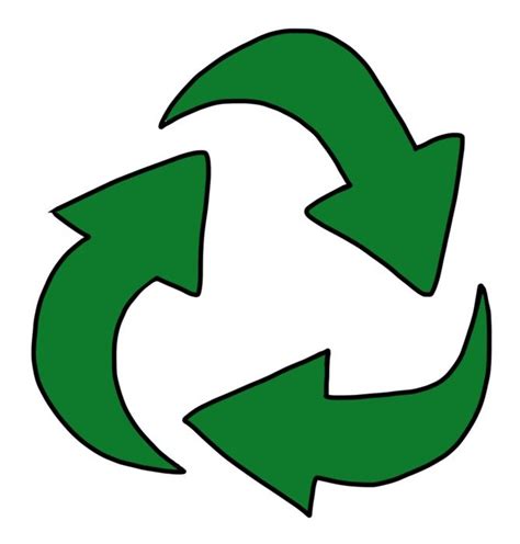Green Recycle Symbol Clip Art Free Image Download