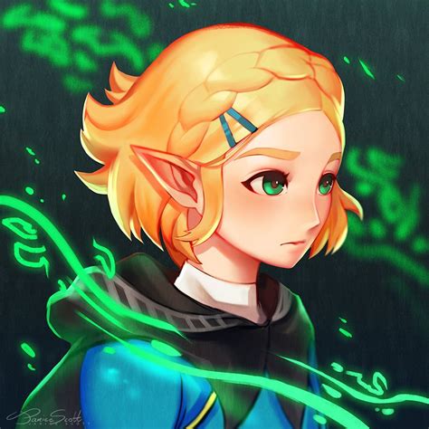 Princess Zelda Short Hair Zelda
