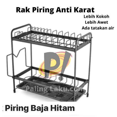 This font come in ttf format and support 57 glyphs. Rak Piring Baja HITAM- Anti Karat | Shopee Indonesia