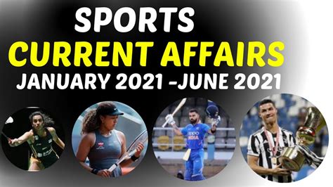 Sport Current Affairs January June Youtube