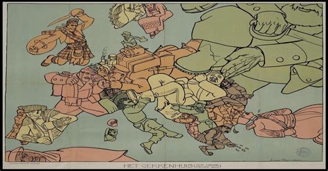 Ww1 Trenches Political Cartoon Cartoon Map Europe Map World War One