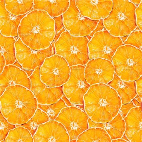 Seamless Pattern With Dried Orange Orange Seamless Patterns Pattern
