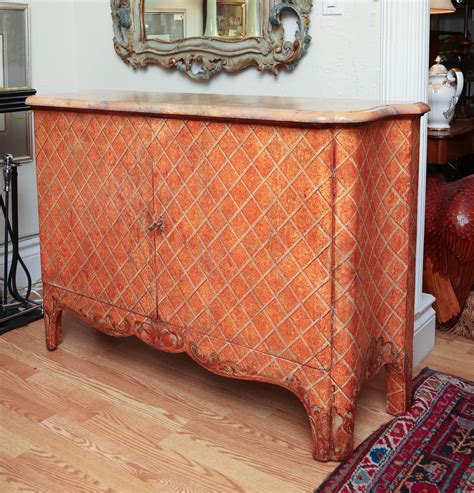 Hand Painted Italian Buffet Or Cabinet At 1stdibs