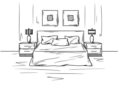 58800 Bedroom Drawings Stock Illustrations Royalty Free Vector