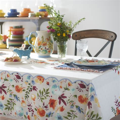 The pioneer woman's new summer clothing line is here and it's gorgeous. The Pioneer Woman 60" x 84" Willow Tablecloth - Walmart ...