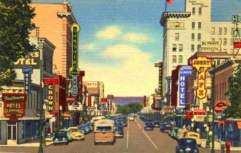 Central Avenue Vintage Albuquerque Postcard New Mexico History New