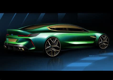 Bmw Concept M8 Gran Coupe Car Body Design
