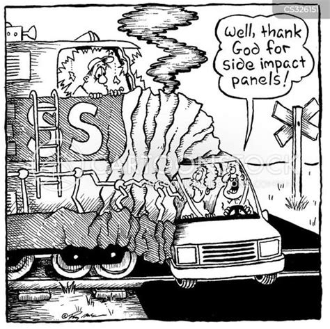 Train Crash Cartoons And Comics Funny Pictures From Cartoonstock