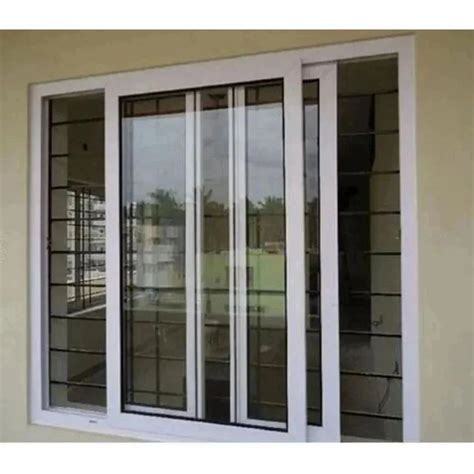 Upvc 3 Track Glass Sliding Window At Rs 380 Sq Ft Upvc Window In Tiruvallur Id 2852924320655