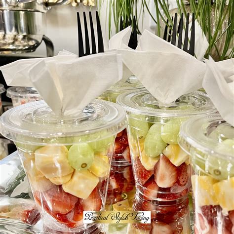 Easy Grab And Go Fruit And Cheese Cup Practical Stylish Living Luxe