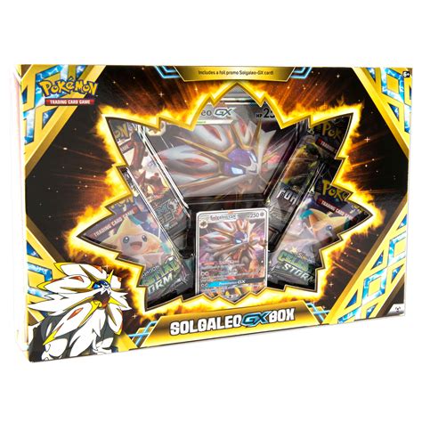 It is the mascot for pokémon sun. Pokemon Solgaleo GX Box - Walmart.com - Walmart.com