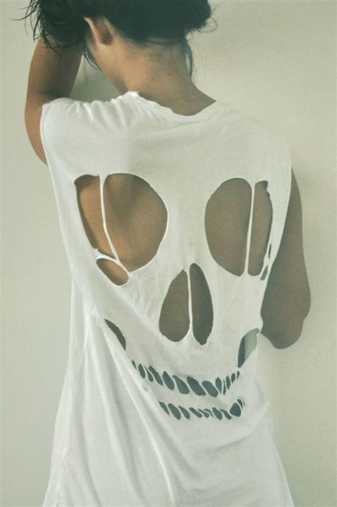 2013 New Womens Ladies Sleeveless Long Cut Out Back Skull