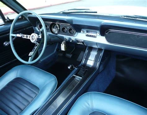 Arcadian Blue 1966 Ford Mustang Gt Convertible