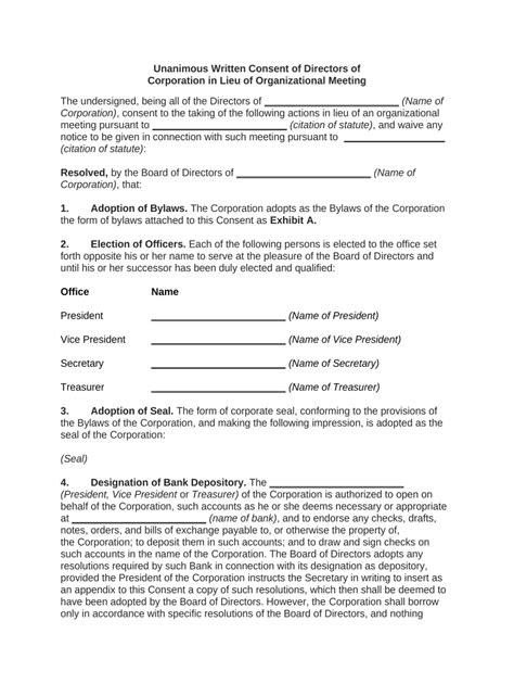 Unanimous Form Fill Out And Sign Printable PDF Template SignNow