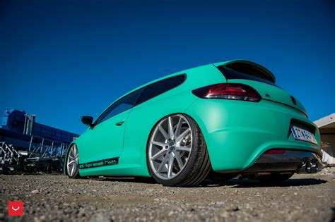 Fresh Mint Scirocco On Air Suspension By Vossen — Gallery