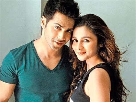 pic alia bhatt and varun dhawan share a candid moment in new york bollywood bubble