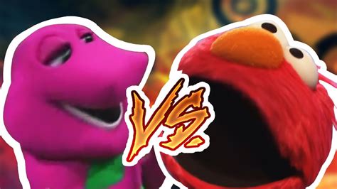 Barny El Drogosaurio Vs Elmo Batalla De Rap Youtube