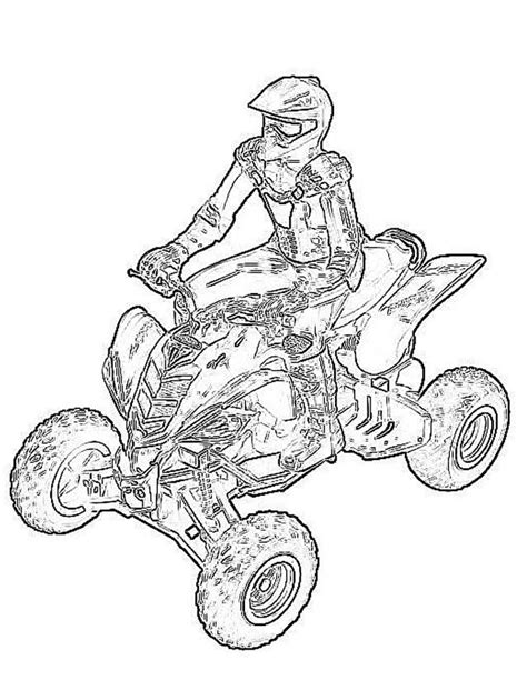 Quad / VTT #4 (Transport) – Coloriages à imprimer  Coloriage quad