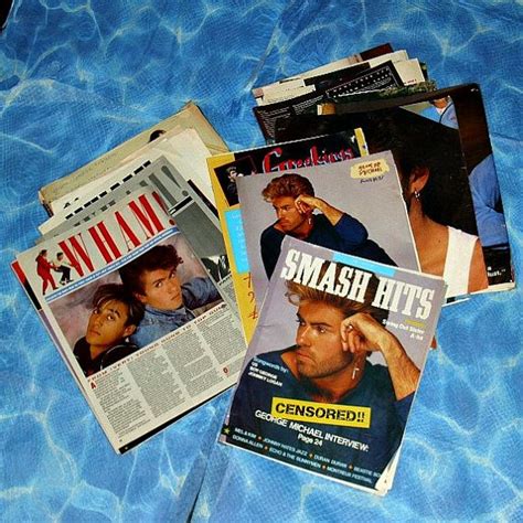 George Michael And Wham Magazine Newspaper By Welshgoatvintage Sold