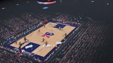 Printed on the sign are the 76ers retired numbers as well as the names dr. Team Rakker 2K MODS: Philadelphia 76ers National TV Snake Logo