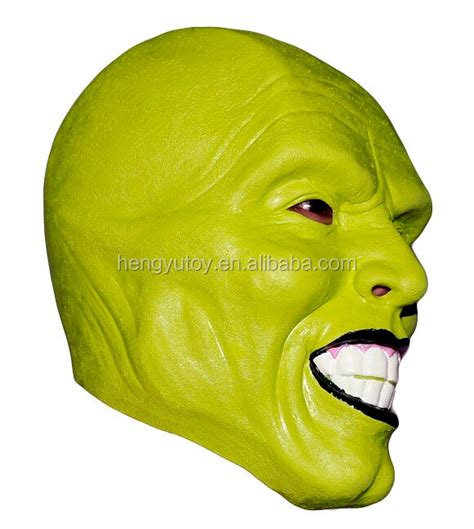 Trick Jim Carrey The Mask Latex Green Face Mask In Party Masks From