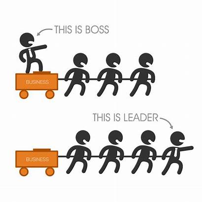 Leader Leadership Vs Versus Boss Patron Management