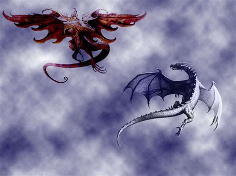 Fire And Ice Dragons Funkyrach01 Wallpaper 16755103 Fanpop